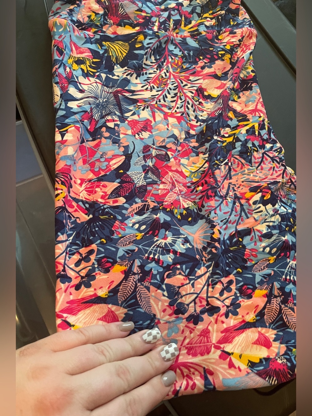 LuLaRoe Floral Multi-Color Leggings